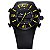 Relógio Masculino Weide AnaDigi Esporte WH-3402 - Preto e Amarelo - Imagem 2
