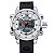 Relógio Masculino Weide AnaDigi Esporte WH-3315 - Preto, Prata e Branco - Imagem 1