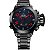 Relógio Masculino Weide AnaDigi WH-1008 - Preto e Vermelho - Imagem 1
