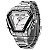 Relógio Masculino Weide AnaDigi WH-1102 - Prata e Branco - Imagem 2