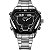 Relógio Masculino Weide AnaDigi WH-1102 - Prata e Preto - Imagem 1
