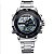 Relógio Masculino Weide AnaDigi WH-1104 - Prata e Azul - Imagem 1