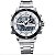 Relógio Masculino Weide AnaDigi WH-1104 - Prata e Branco - Imagem 1