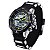 Relógio Masculino Weide AnaDigi Esporte WH-1104 - Preto, Prata e Amarelo - Imagem 2