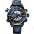 Relógio Masculino Weide AnaDigi WH-3401-C - Preto e Azul - Imagem 1