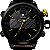 Relógio Masculino Weide AnaDigi WH-6101 Preto e Amarelo - Imagem 6