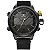 Relógio Masculino Weide AnaDigi WH-6101 Preto e Amarelo - Imagem 1