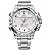 Relógio Masculino Weide AnaDigi WH-6102 - Prata e Branco - Imagem 1