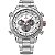 Relógio Masculino Weide AnaDigi WH-6308 - Prata e Branco - Imagem 1