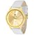 Relógio Feminino Tuguir Analógico TG106 Dourado e Branco - Imagem 2