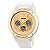Relógio Skmei Anadigi 1051 Branco e Dourado - Imagem 1