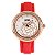 Relógio Feminino Skmei Analógico 9087 - Vermelho e Dourado - Imagem 1