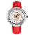 Relógio Feminino Skmei Analógico 9087 - Vermelho e Prata - Imagem 1