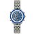 Relógio Masculino Skmei Anadigi 0993 Prata e Azul - Imagem 1