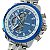 Relógio Masculino Skmei Anadigi 0993 Prata e Azul - Imagem 2