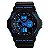 Relógio Masculino Skmei AnaDigi 1061 - Preto e Azul - Imagem 1