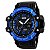 Relógio Masculino Skmei Anadigi 1137 Preto e Azul - Imagem 1