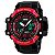 Relógio Masculino Skmei Anadigi 1137 Preto e Vermelho - Imagem 2