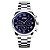 Relógio Masculino Skmei Analógico 9078 - Prata e Azul - Imagem 1