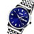 Relógio Masculino Skmei Analógico 9081 - Prata e Azul - Imagem 2