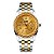 Relógio Masculino Skmei Analógico 9098 - Prata e Dourado - Imagem 1