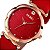 Relógio Feminino Skmei Analógico 1703 Vermelho e Rose - Imagem 5