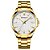 Relógio Masculino Curren Analógico 8322 - Dourado e Branco - Imagem 1