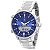 Relógio Masculino Tuguir AnaDigi TG1815 Prata e Azul - Imagem 1