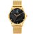 Relógio Feminino Tuguir Analógico TG150 Dourado e Preto - Imagem 1