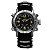 Relógio Masculino Weide AnaDigi WH-1106 - Preto, Prata e Amarelo - Imagem 1