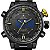 Relógio Masculino Weide Anadigi WH-6402 Amarelo - Imagem 6