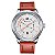 Relógio Masculino Curren Analógico 8211 - Marrom, Prata e Branco - Imagem 1
