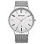 Relógio Masculino Curren Analógico 8257 - Prata e Branco - Imagem 1