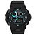 Relógio Masculino Tuguir AnaDigi TG3J8007 Preto e Azul - Imagem 1