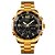 Relógio Masculino Skmei AnaDigi 1649 Dourado e Preto - Imagem 1