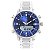 Relógio Masculino Tuguir AnaDigi TG1815 Prata e Azul - Imagem 1