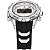 Relógio Masculino Weide AnaDigi WH-6406 Prata, Preto e Branco - Imagem 3