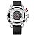 Relógio Masculino Weide Anadigi WH6301 Preto e Branco - Imagem 3