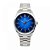 Relógio Masculino Tuguir Analógico 5013 Prata e Azul - Imagem 1