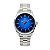 Relógio Masculino Tuguir Analógico 5013 - Prata e Azul - Imagem 1