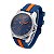 Relógio Masculino Tuguir Analógico 5017 - Azul, Laranja e Prata - Imagem 2