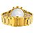 Cronógrafo Masculino Tuguir Analógico TG3149 Dourado e Azul - Imagem 3