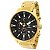 Cronógrafo Masculino Tuguir Analógico TG3101 Dourado e Preto - Imagem 2