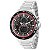Relógio Masculino Tuguir AnaDigi TG1156 Prata e Vermelho - Imagem 2