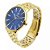 Relógio Masculino Tuguir Analógico 5273G - Dourado e Azul - Imagem 1