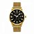 Relógio Masculino Skmei Analógico 9166 Dourado e Preto - Imagem 1