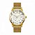 Relógio Masculino Skmei Analógico 9166 Dourado e Branco - Imagem 1