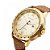 Relógio Masculino Curren Analógico 8120 - Marrom e Dourado - Imagem 2