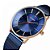 Relógio Unissex Curren Analógico 8303 - Azul e Dourado - Imagem 2