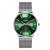 Relógio Unissex Curren Analógico 8303 - Prata e Verde - Imagem 1